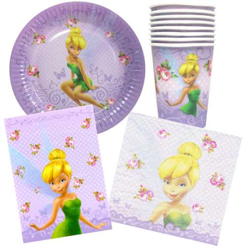 Disney Fairies Tinkerbell 40 Pc Party Pack - Click Image to Close
